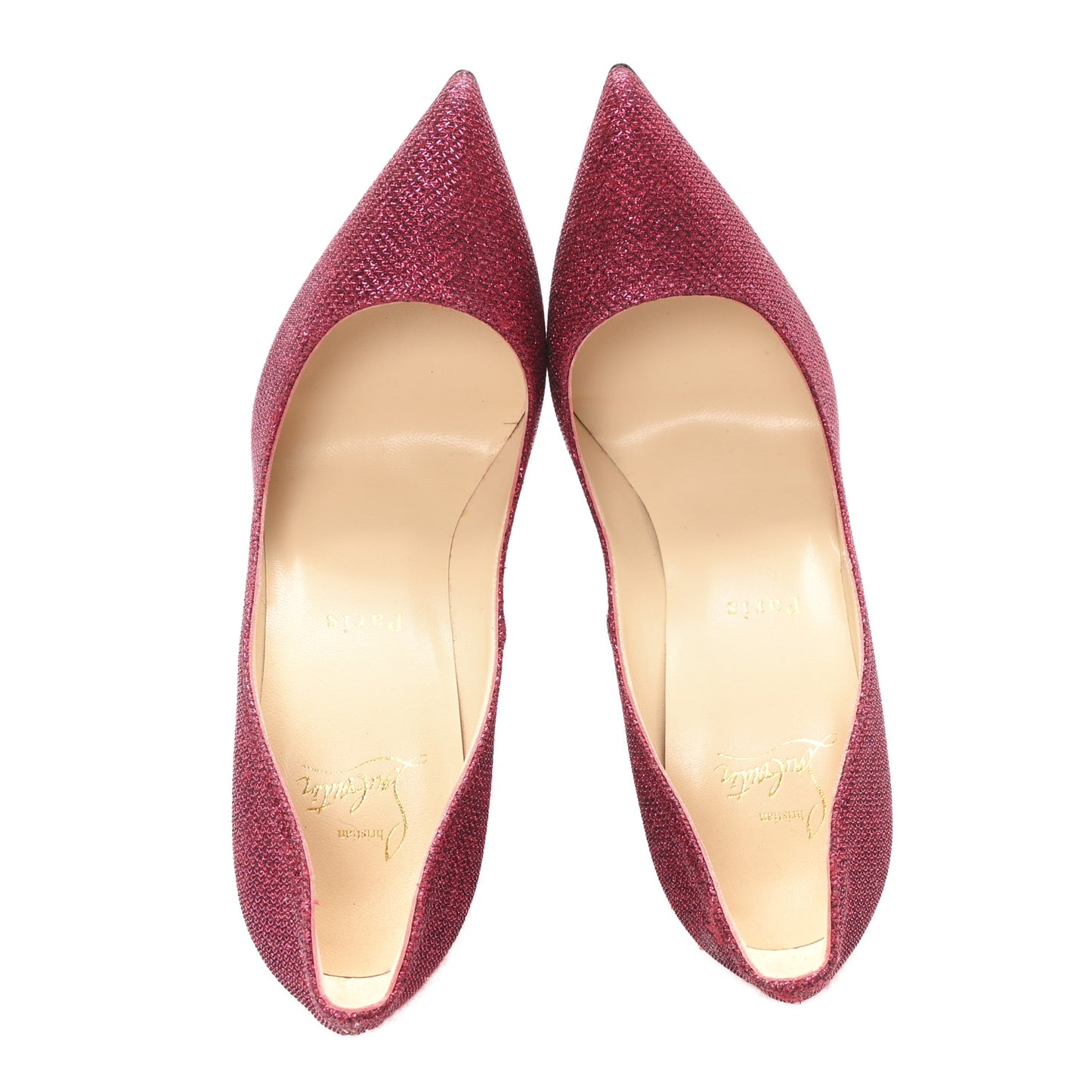 Glitter Tisse Pigalle Follies 120 Pumps 37.5 Cassis