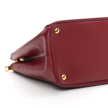 Prada Saffiano Lux Medium Tote Cerise 12 of 13