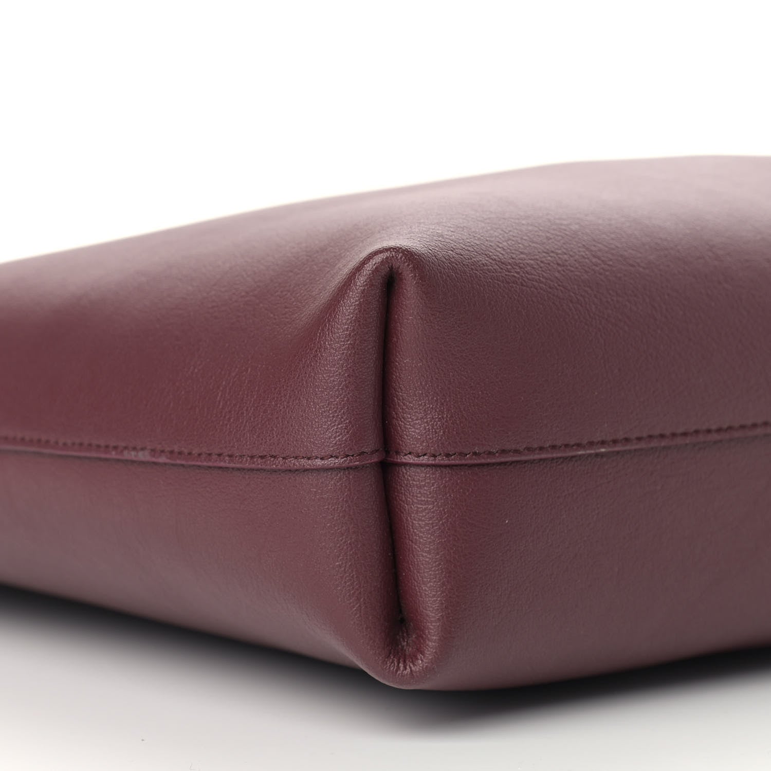 Saint Laurent Calfskin Toy Shopping Tote Dark Red 5 of 9