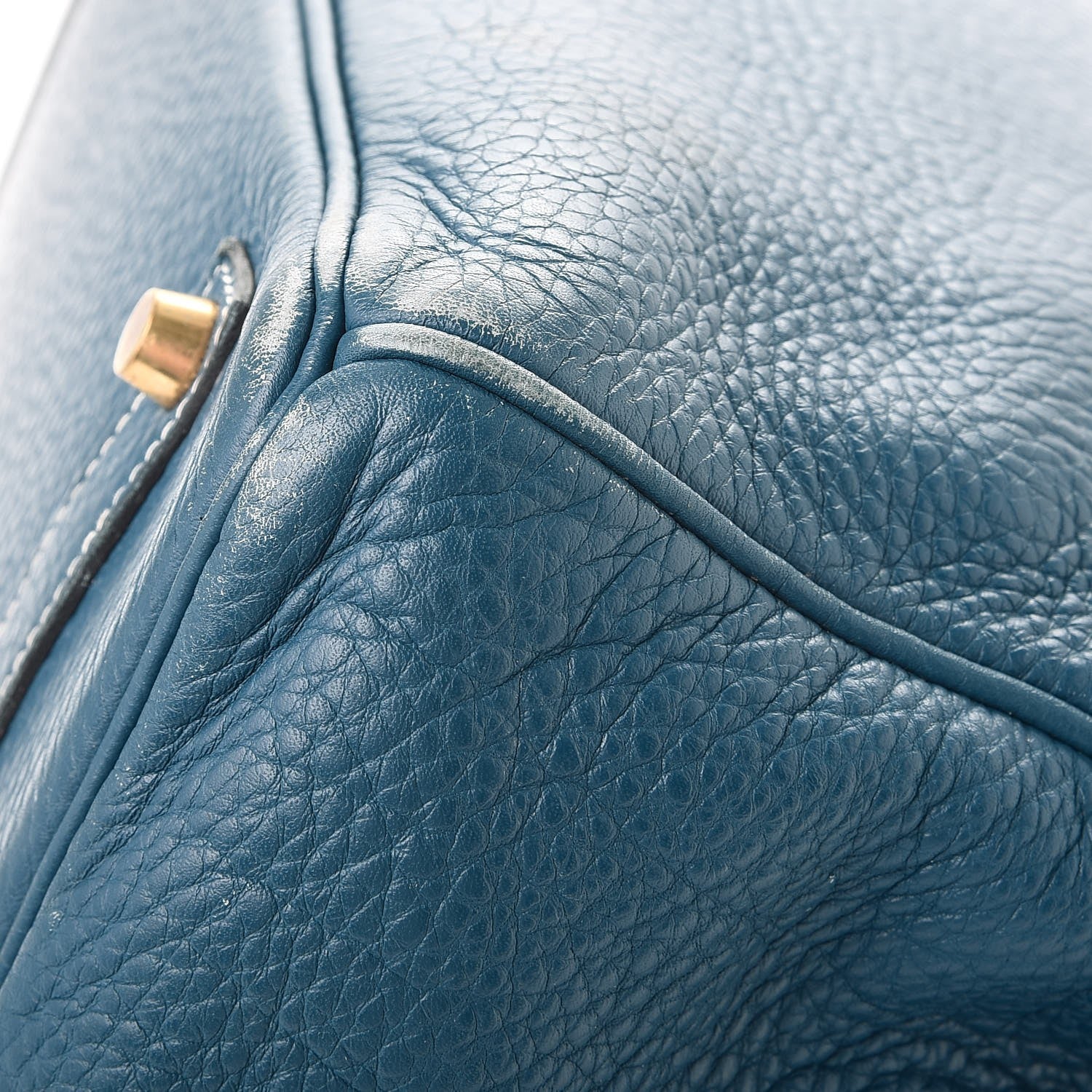 Hermes Taurillon Clemence Birkin 35 Bleu Thalassa 54 of 56