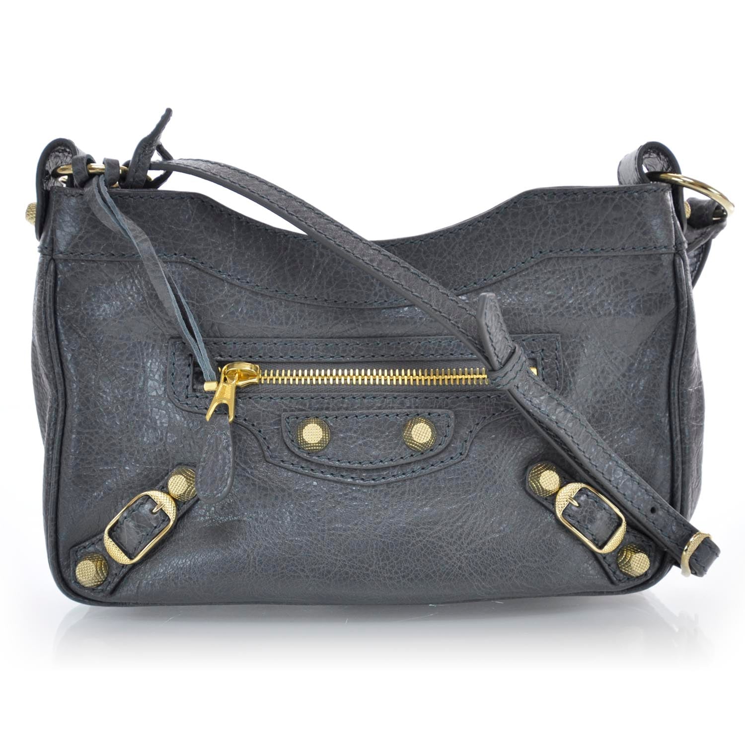 Balenciaga Agneau Giant 12 Gold Hardware Hip Gris Tarmac 1 of 8