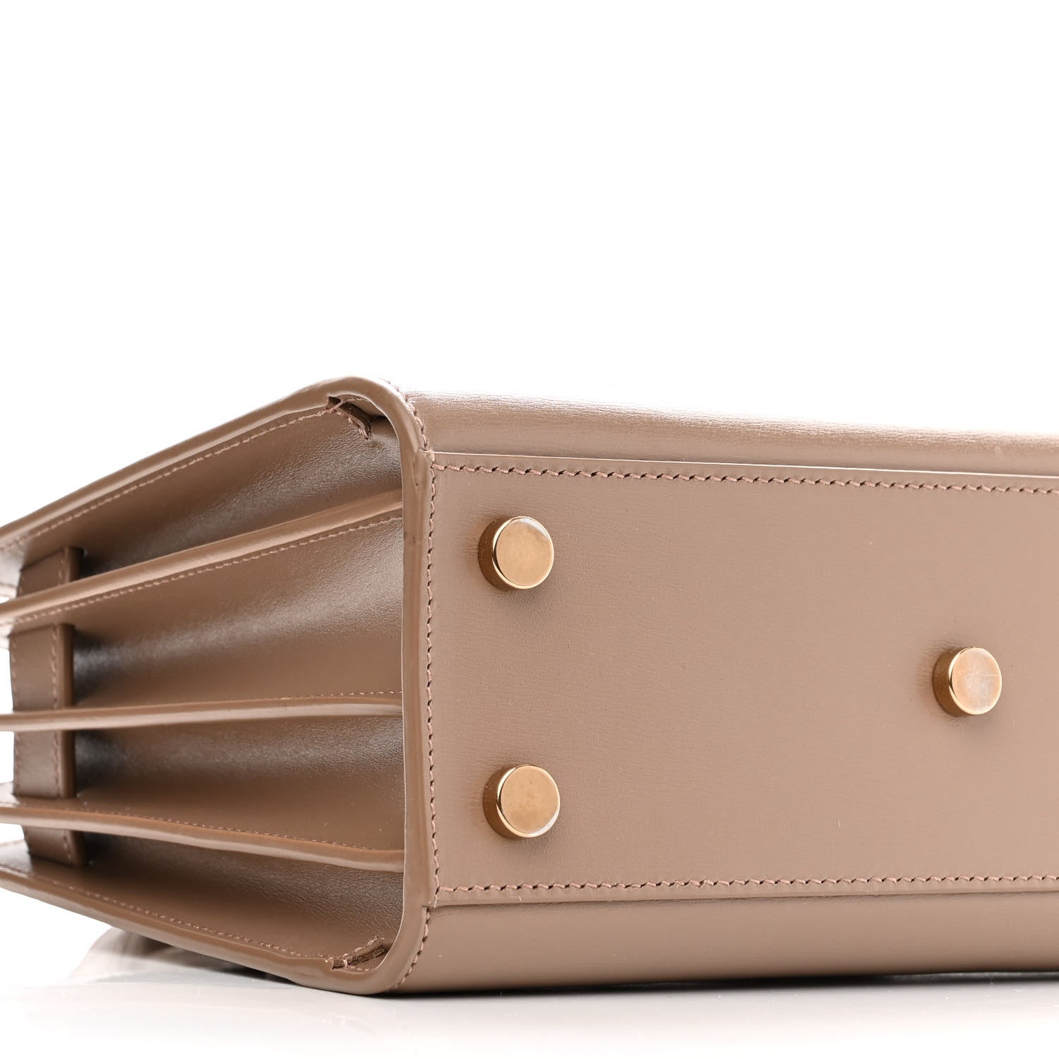 Saint Laurent Calfskin Nano Sac De Jour Dark Beige 9 of 13