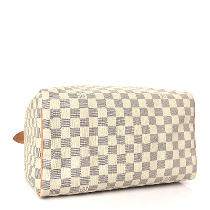Louis Vuitton Damier Azur Speedy 30 4 of 10