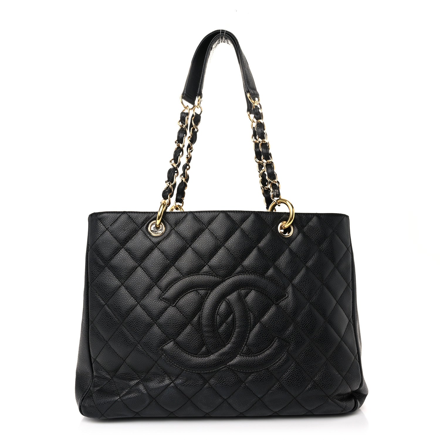 Chanel Caviar Quilted Grand Shopping Tote GST Black 1 of 13