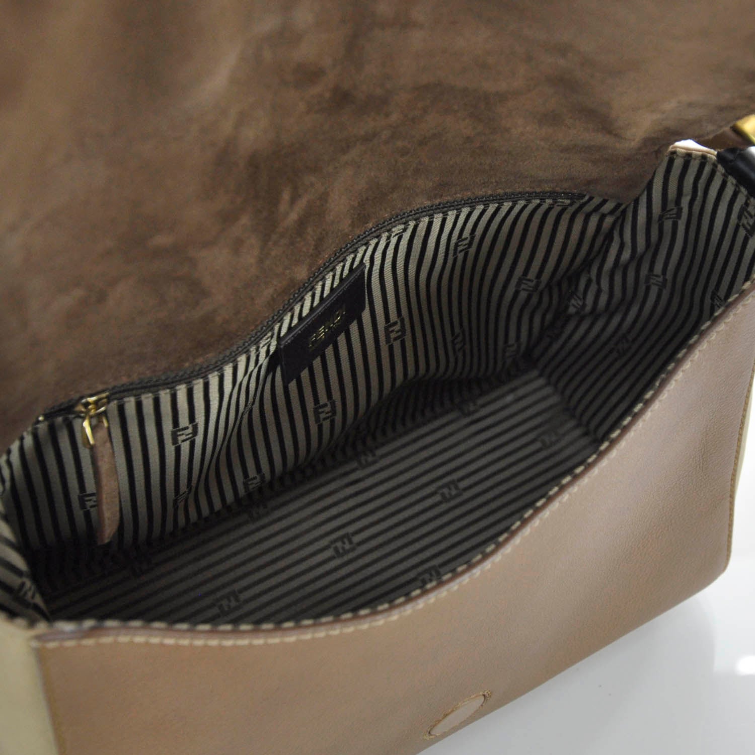 Fendi Calfskin Colorblock Chameleon Anna Shoulder Bag 7 of 10