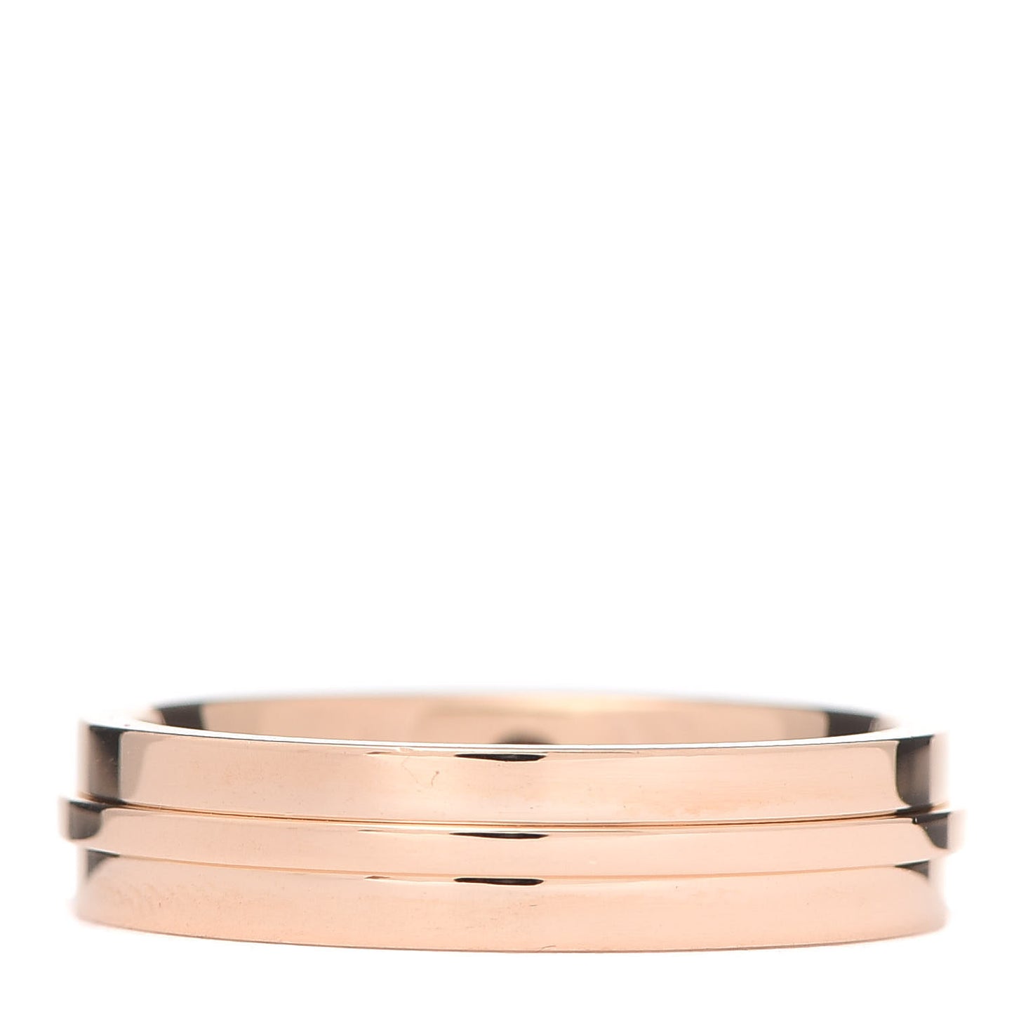 18K Rose Gold T Wide Ring 66 11.5