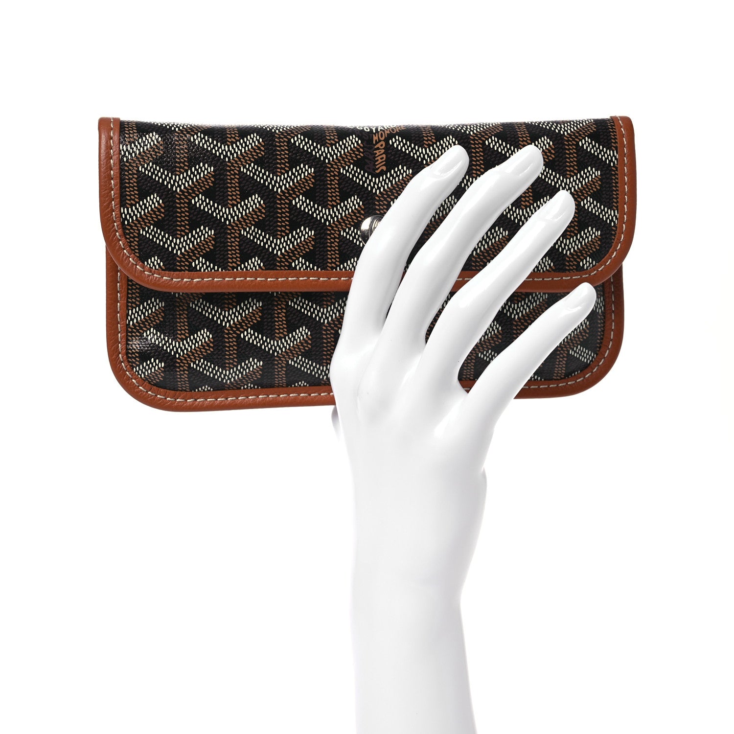 Goyard Goyardine Pouch Black Gold 2 of 7