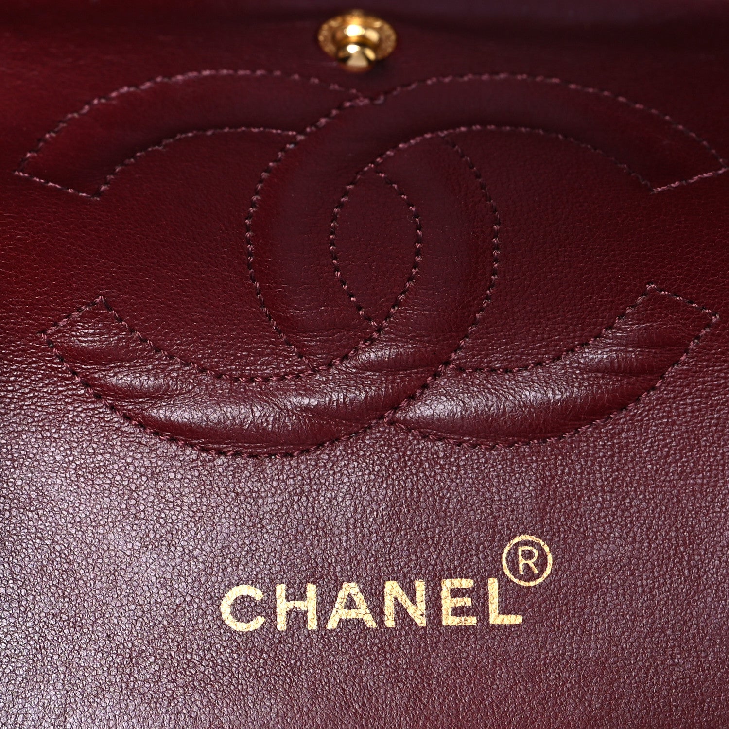 Chanel Lambskin Quilted Medium Double Flap Black 6 of 10