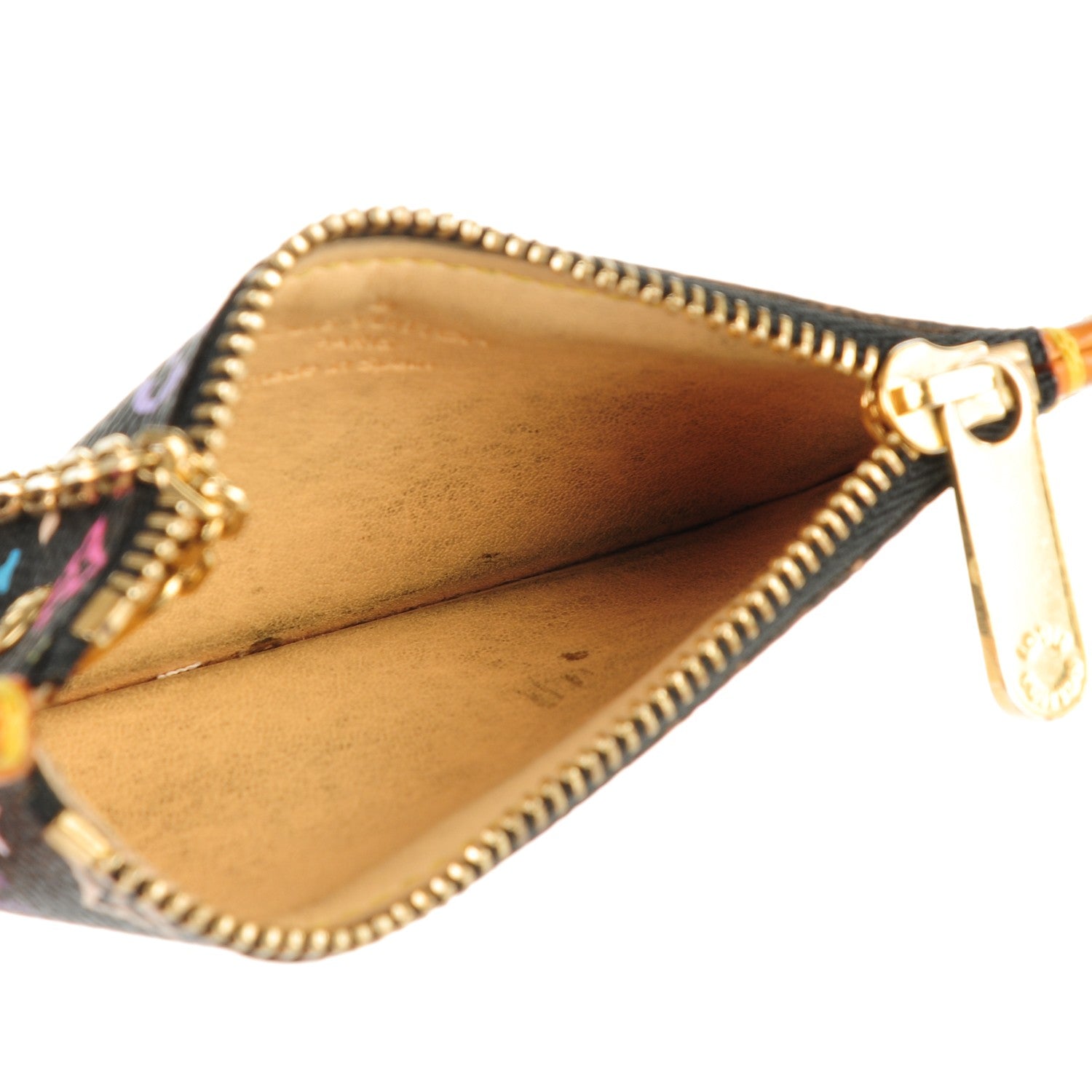Louis Vuitton Monogram Multicolor Key Pouch Black 5 of 8