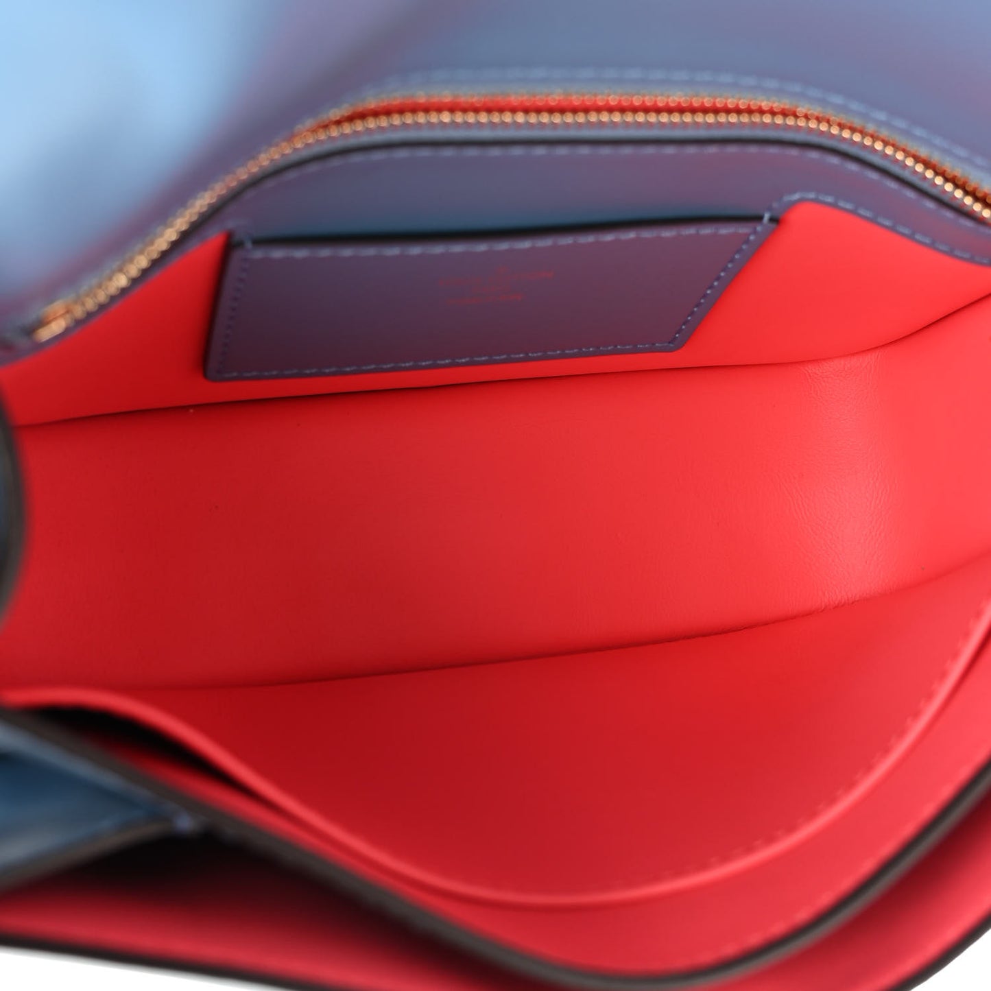 Smooth Calfskin LV Pont 9 Bleu Orage