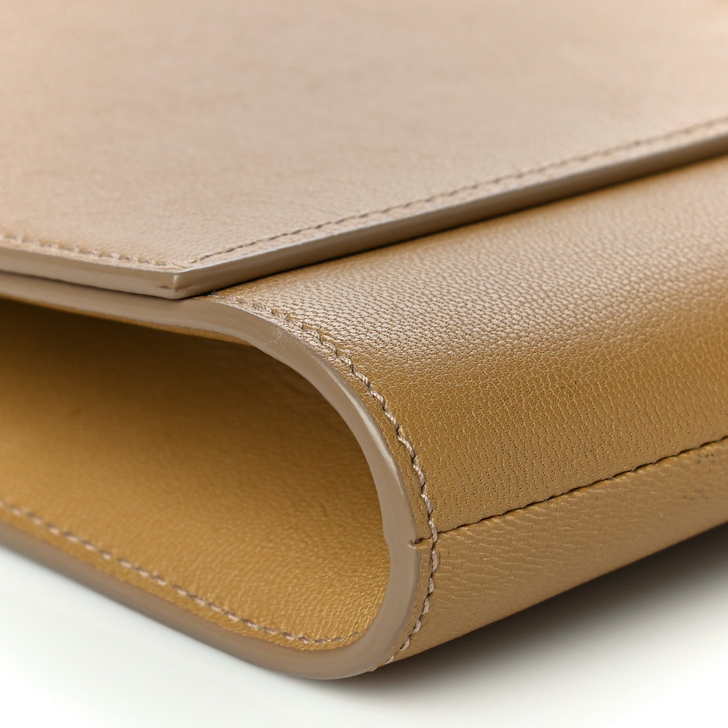 Saint Laurent Chevre Small Belle de Jour Clutch Beige 6 of 12