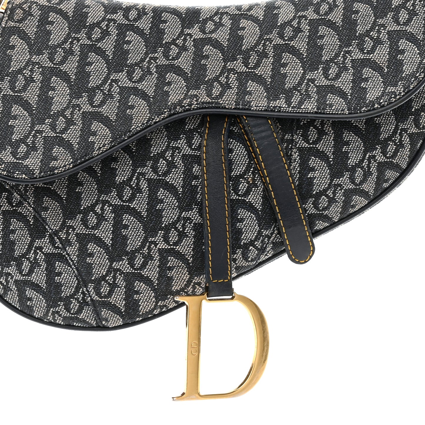 Monogram Saddle Bag Blue