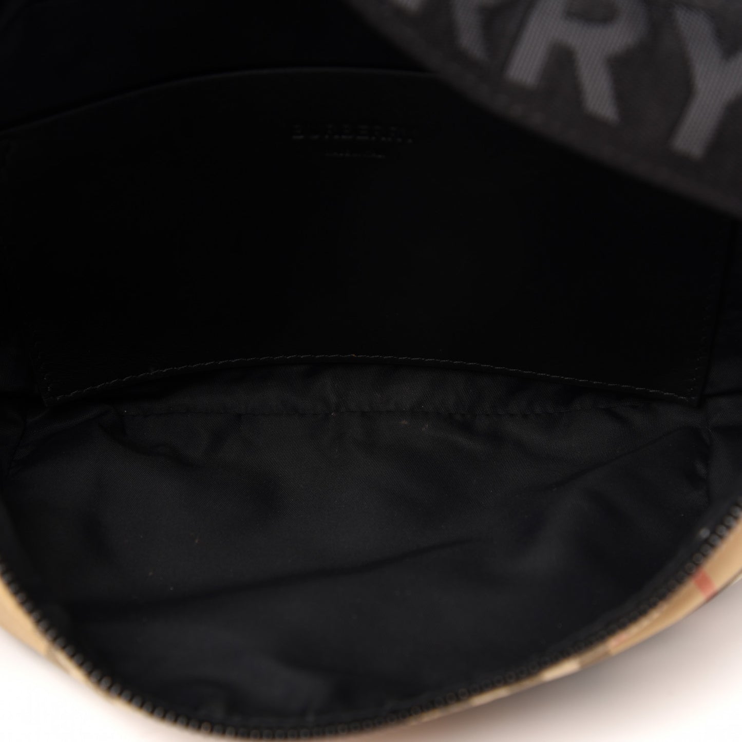 Nylon Vintage Check Sonny Bum Bag Archive Beige Black