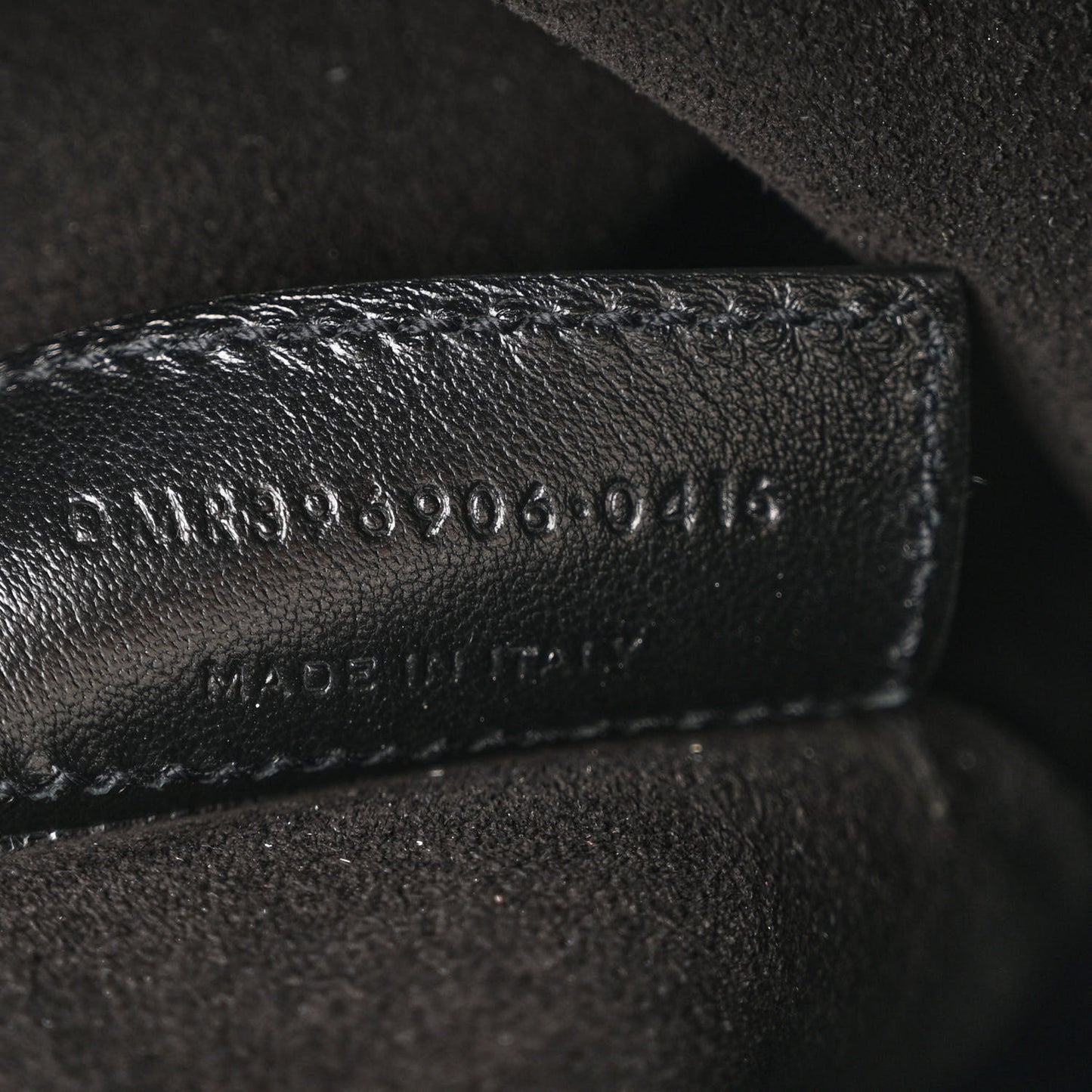 Calfskin Crocodile Embossed Bold Shopper Tote Black