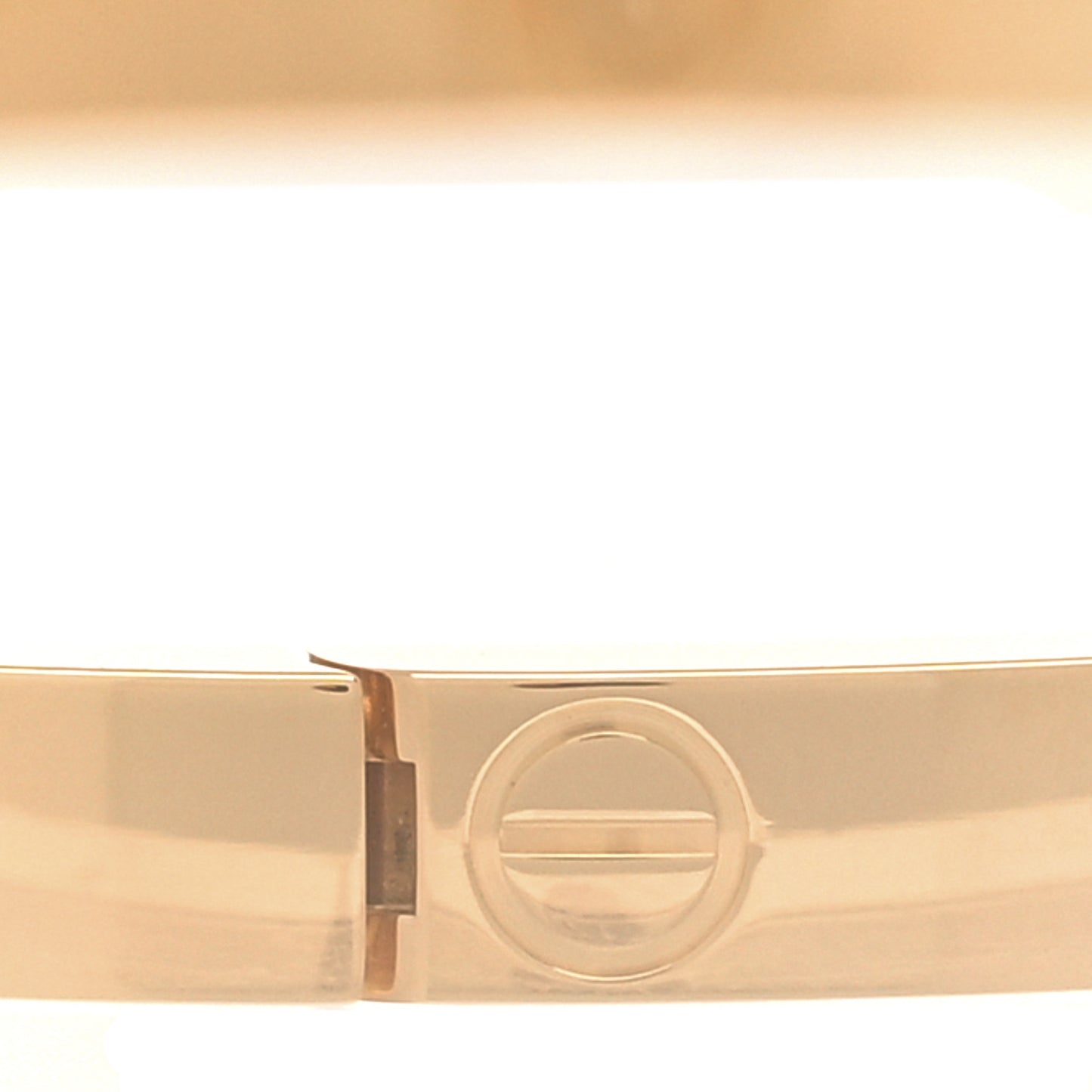 18K Yellow Gold 6 Diamond Small LOVE Bracelet 18