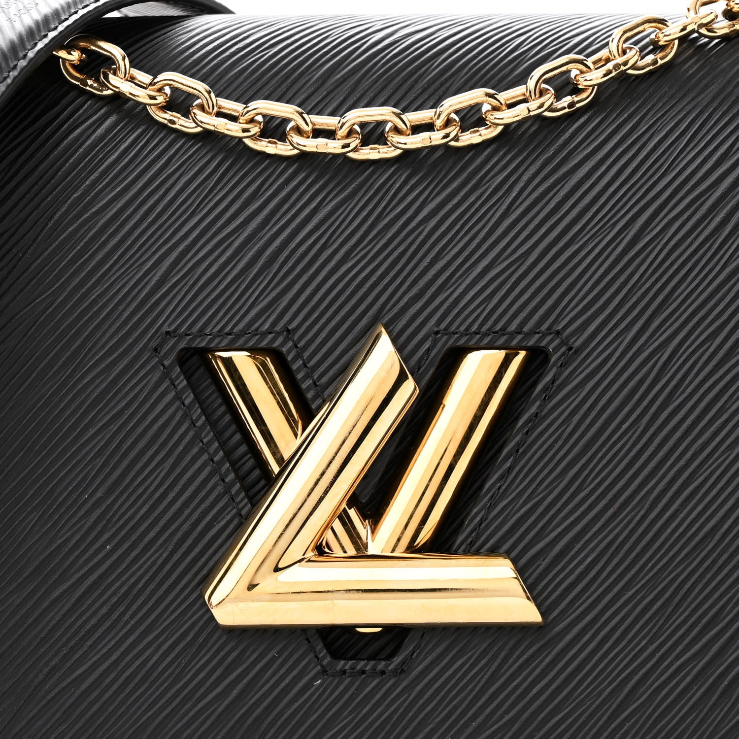 Louis Vuitton Epi Twist Shoulder Bag MM Black 7 of 12