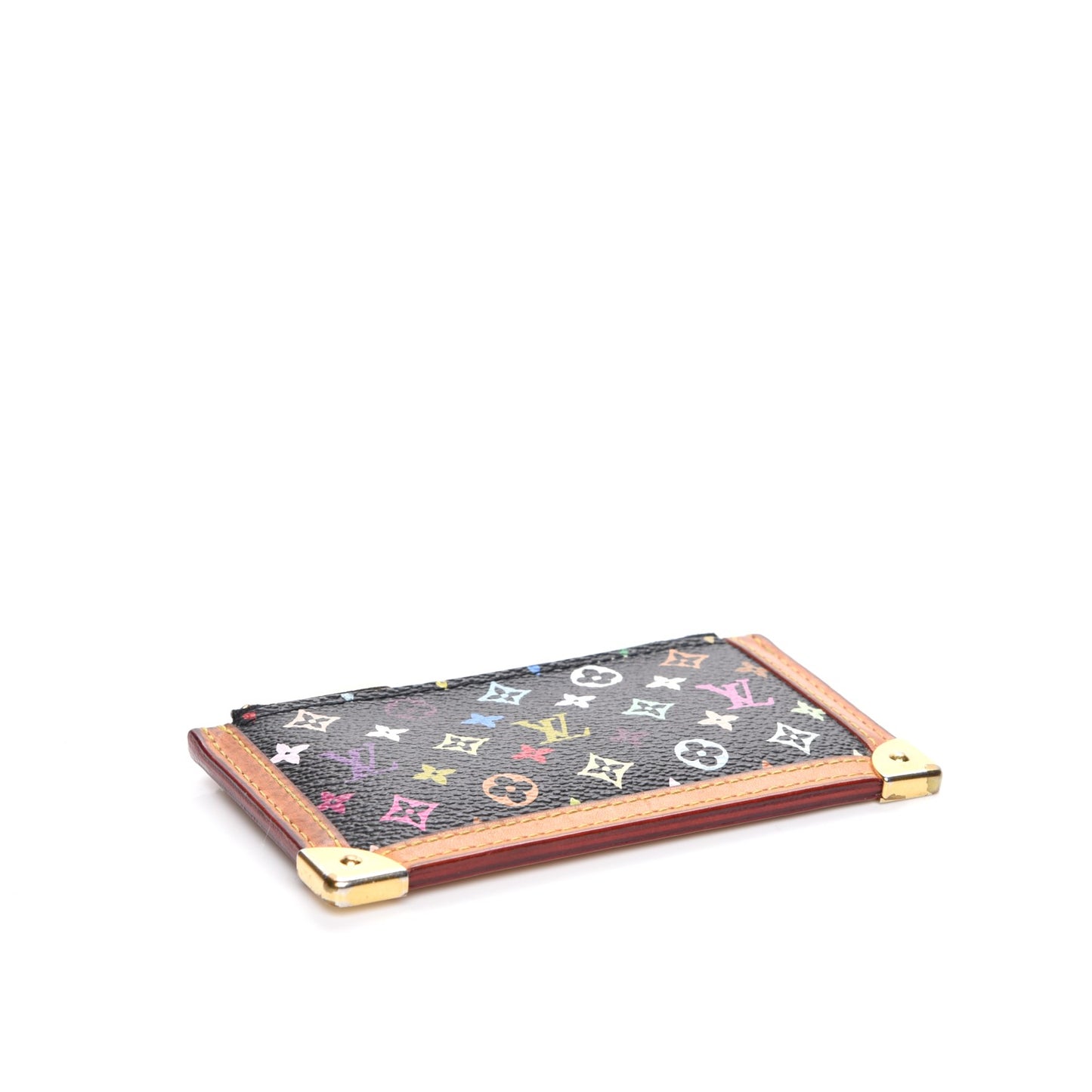 Monogram Multicolor Key Pouch Black
