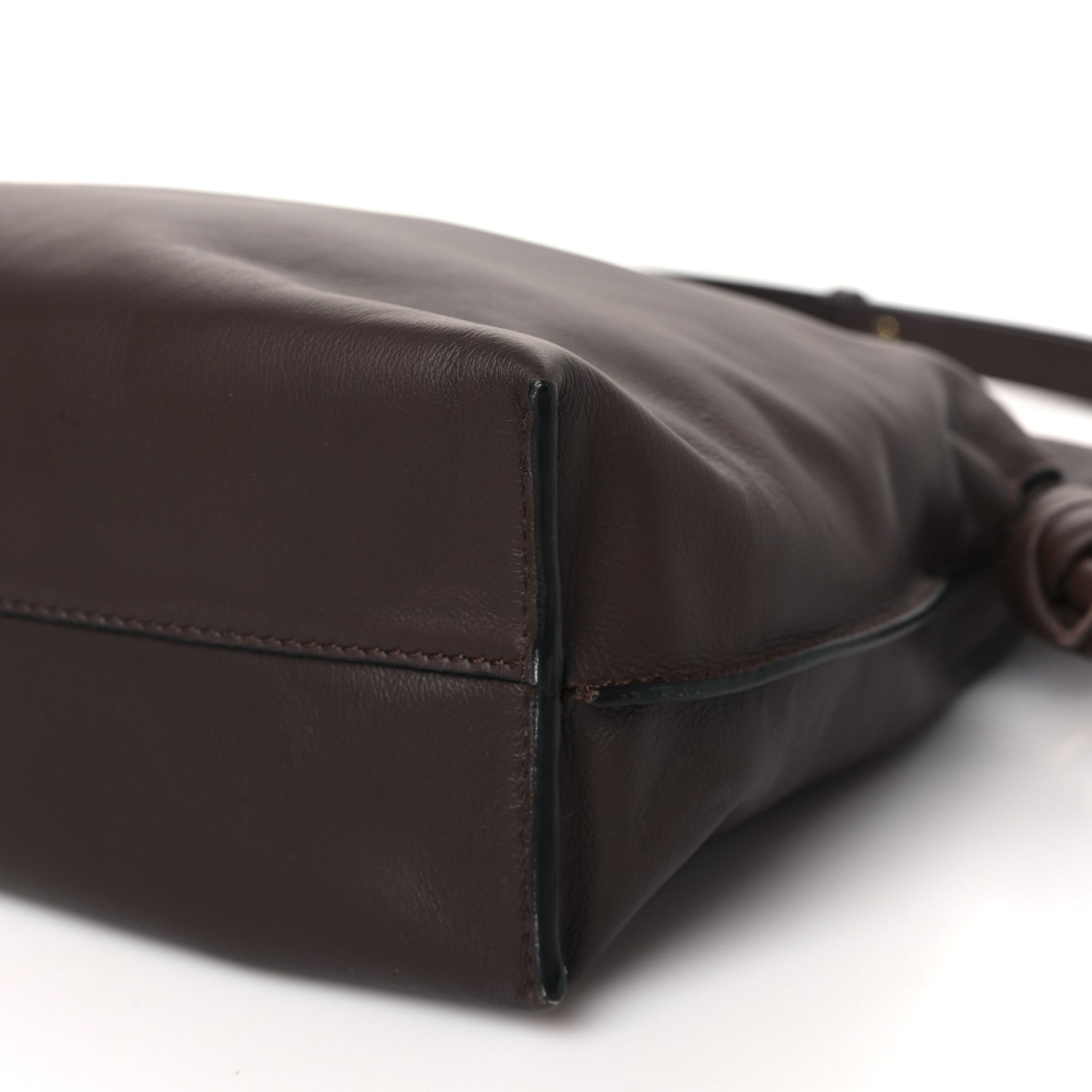 Loewe Nappa Medium Flamenco Knot Bag Chocolate 10 of 11