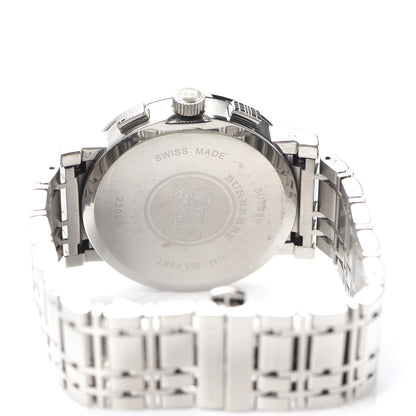Burberry Stainless Steel 40mm Heritage Chronograph Quartz Watch Black BU1360 4 of 5