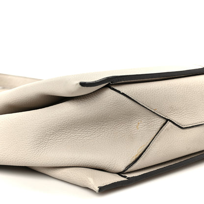 Celine Baby Grained Calfskin Medium Tri-Fold Bag Powder 10 of 12