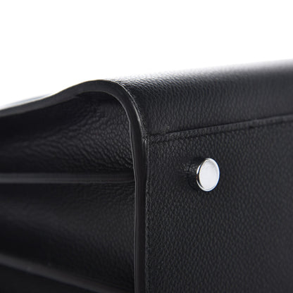 Saint Laurent Grained Calfskin Small Sac De Jour Black 9 of 10