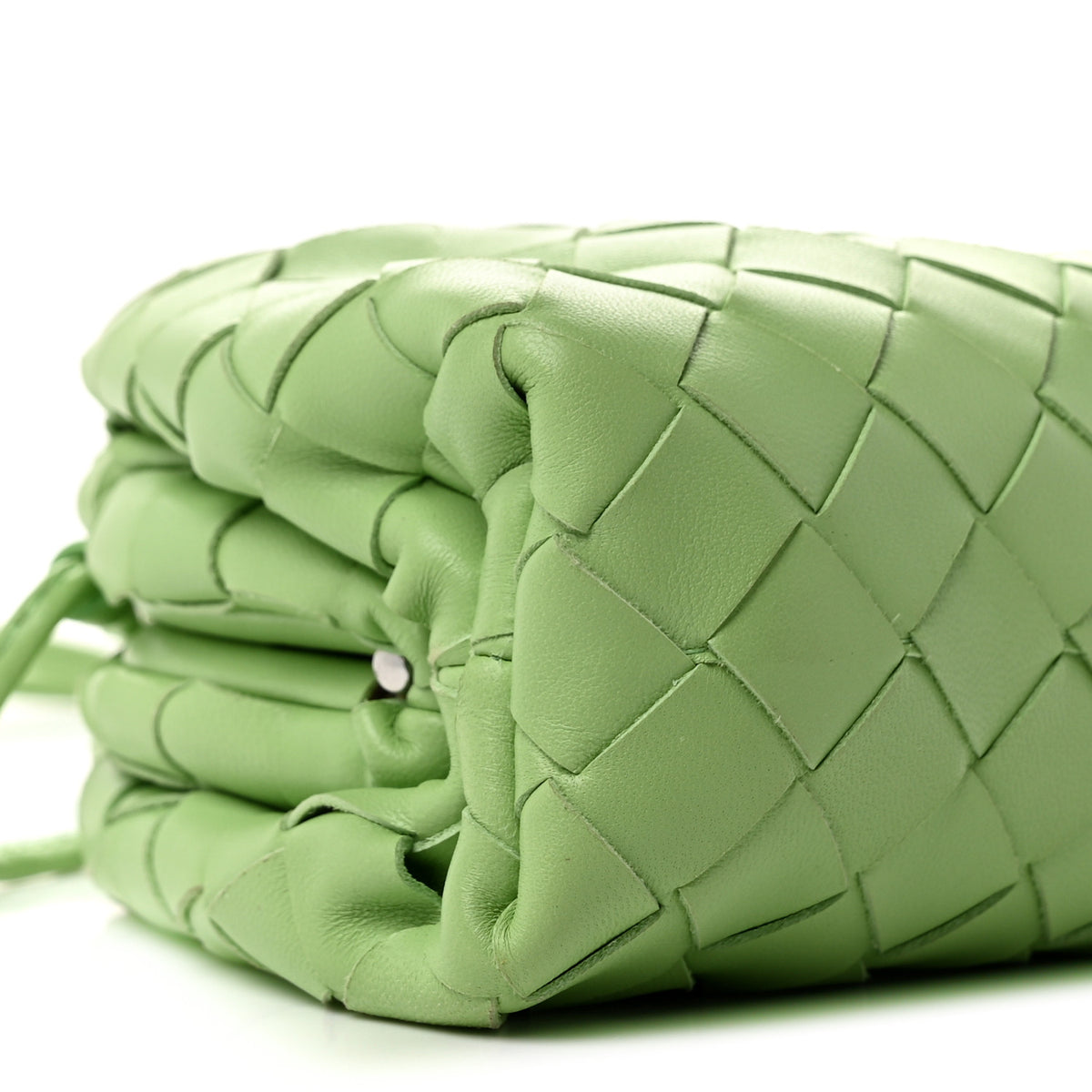 Nappa Intrecciato The Mini Pouch Pistachio
