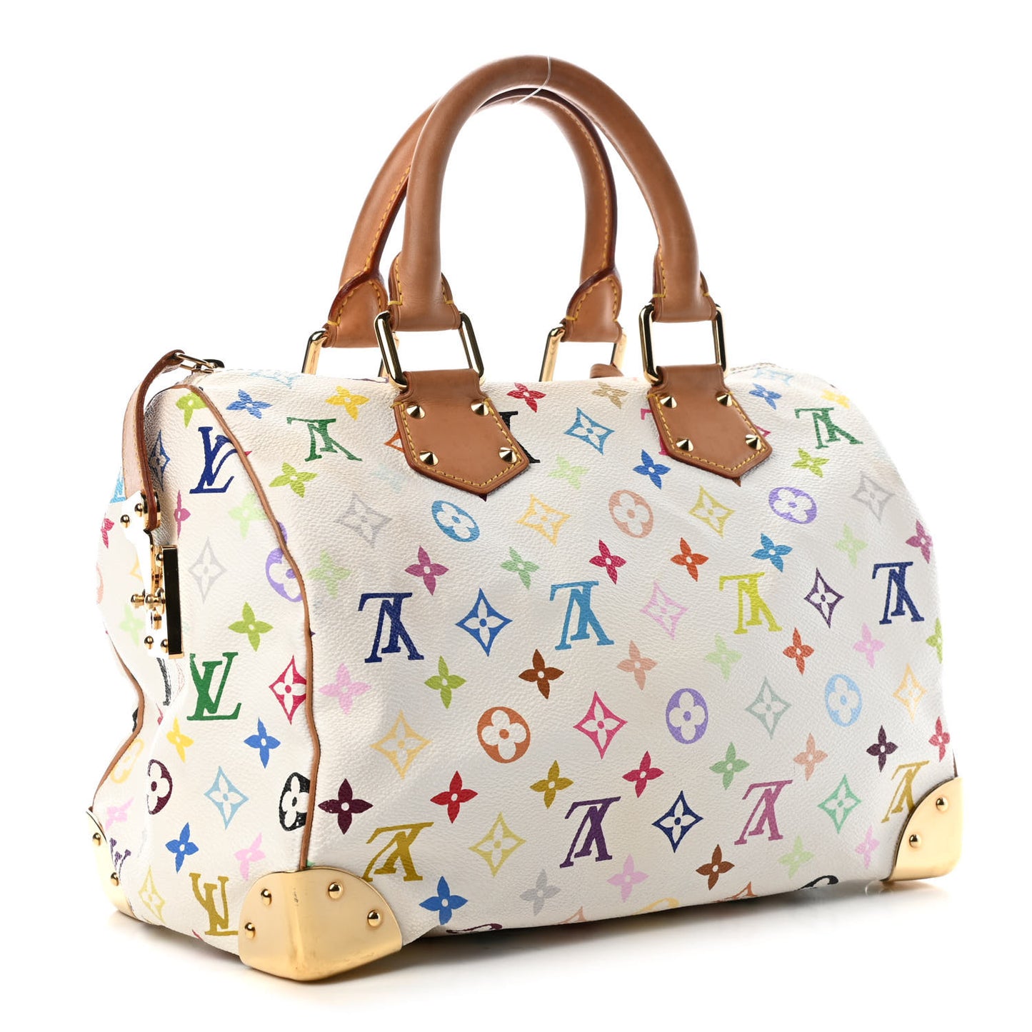 Monogram Multicolor Speedy 30 White