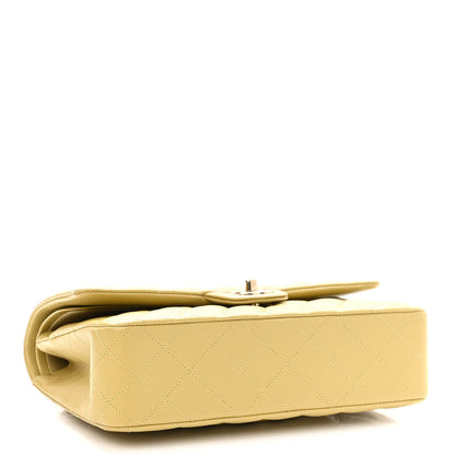 Chanel Caviar Quilted Medium Double Flap Light Green 3 of 9
