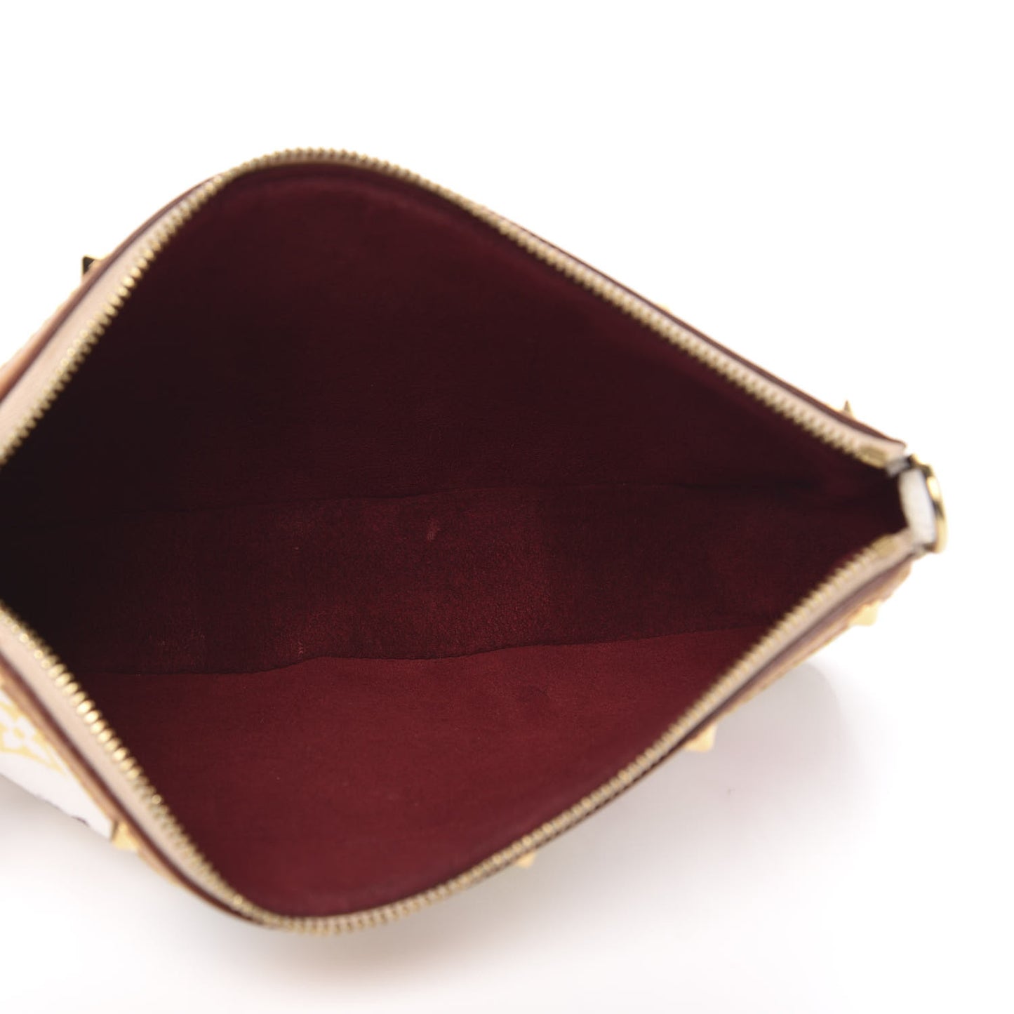 Monogram Multicolor Pochette Accessories White