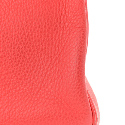 Hermes Taurillon Clemence Birkin 30 Rouge Pivoine 16 of 18