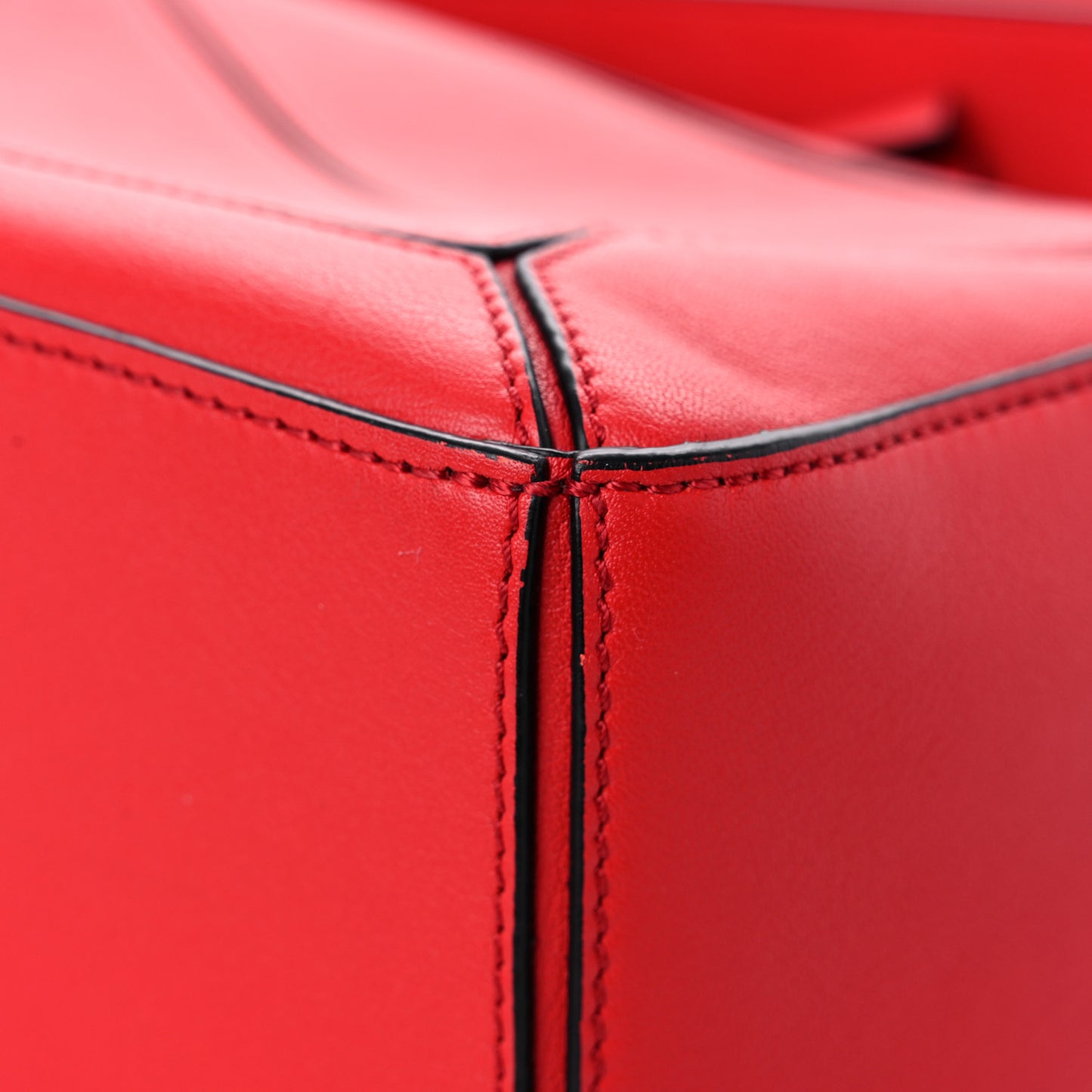 Calfskin Small Puzzle Bag Scarlet