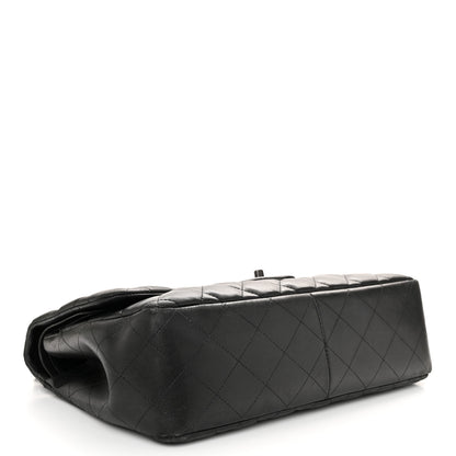 Chanel Lambskin Quilted Jumbo Double Flap So Black 4 of 11