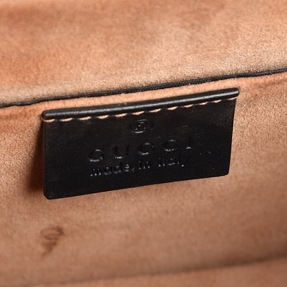 Gucci Calfskin Mini Sylvie Top Handle Bag Black 7 of 13
