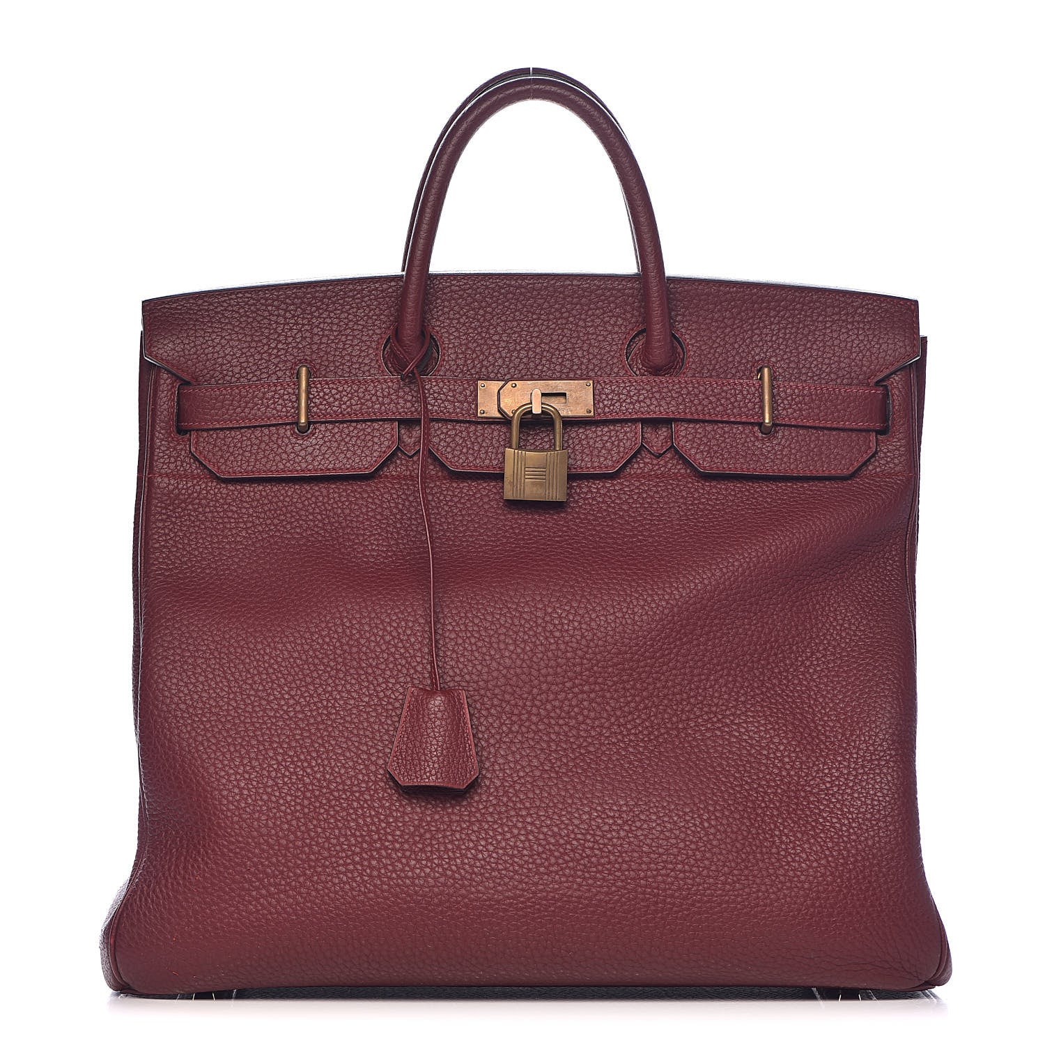 Hermes Fjord HAC Birkin 45 Rouge H 1 of 43
