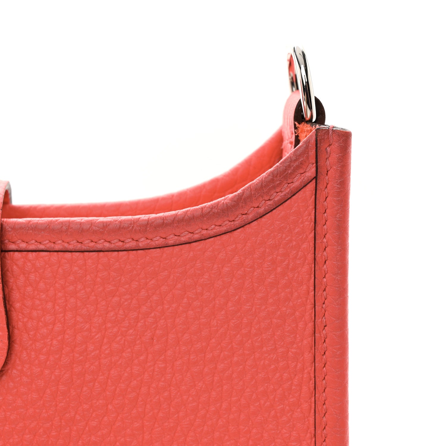 Hermes Taurillon Clemence Evelyne TPM Rouge Pivoine 11 of 14