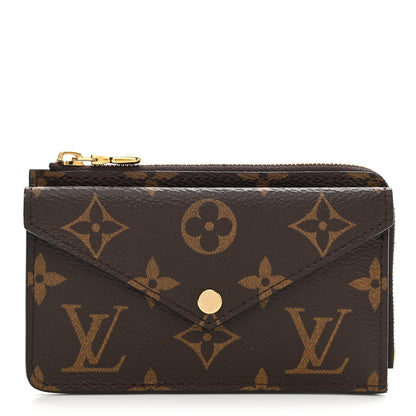 Louis Vuitton Monogram Recto Verso Card Holder Black 1 of 8