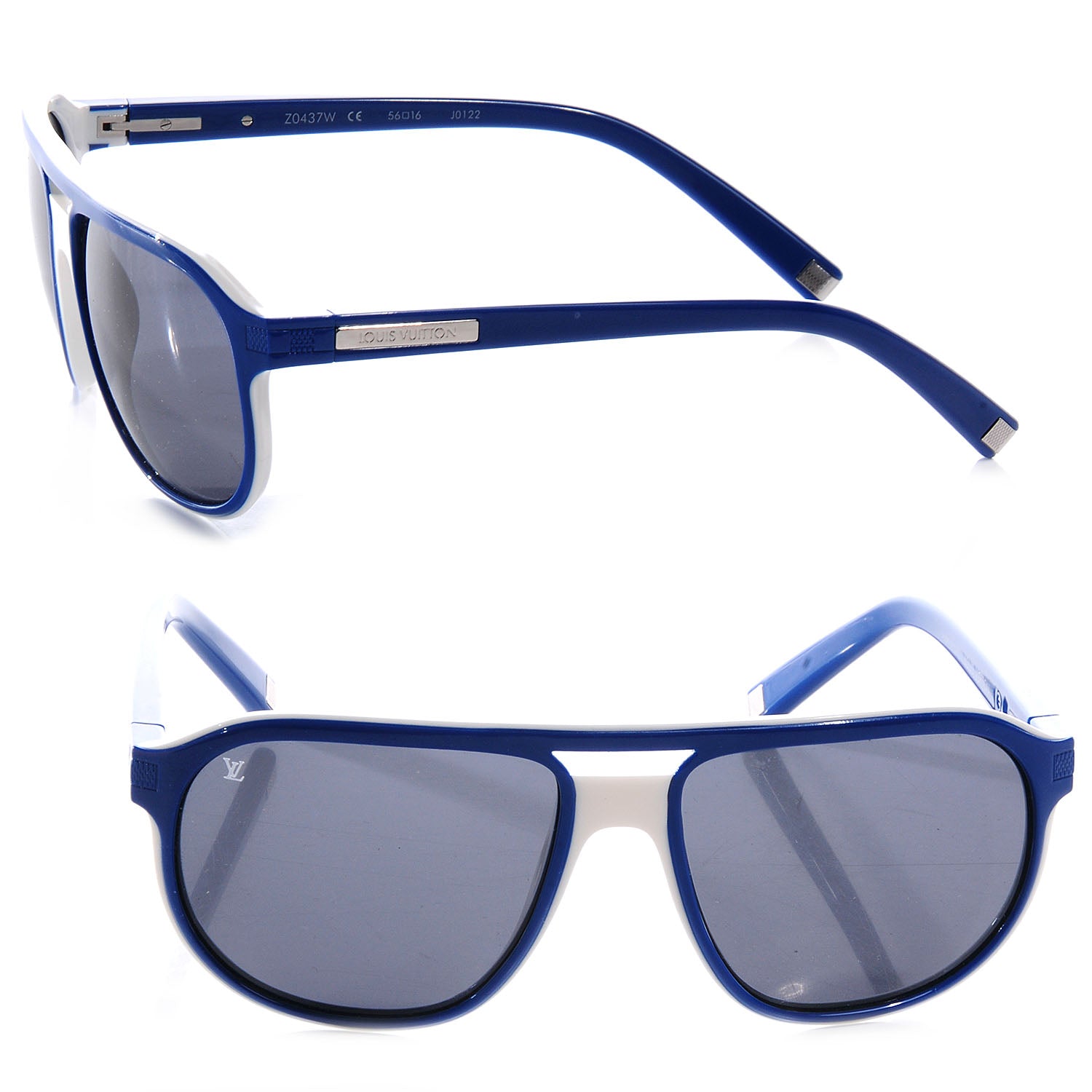 Louis Vuitton LOUIS VUITTON Audace Sunglasses Blue White Z0437W 1 of 5