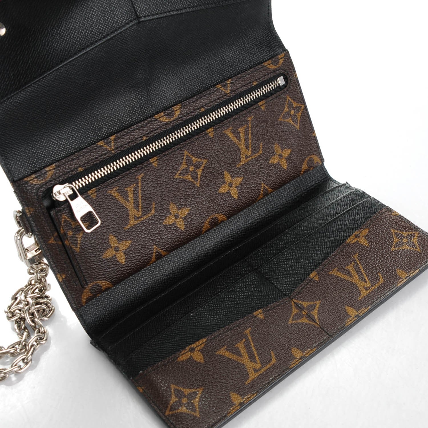 Louis Vuitton Monogram Macassar Long Wallet 5 of 8