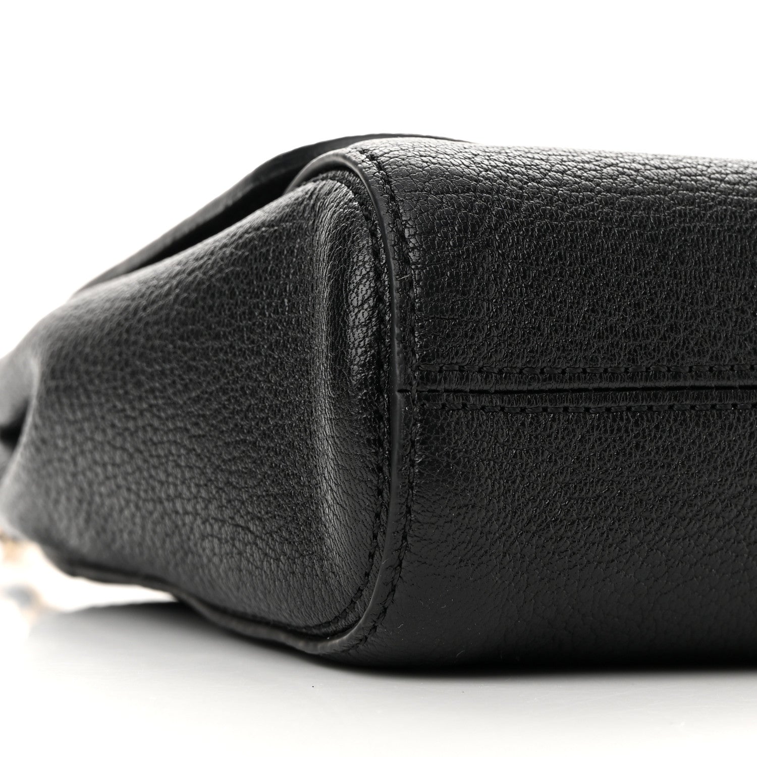 Mulberry Glossy Goatskin Small Lily Flap Black 8 of 10