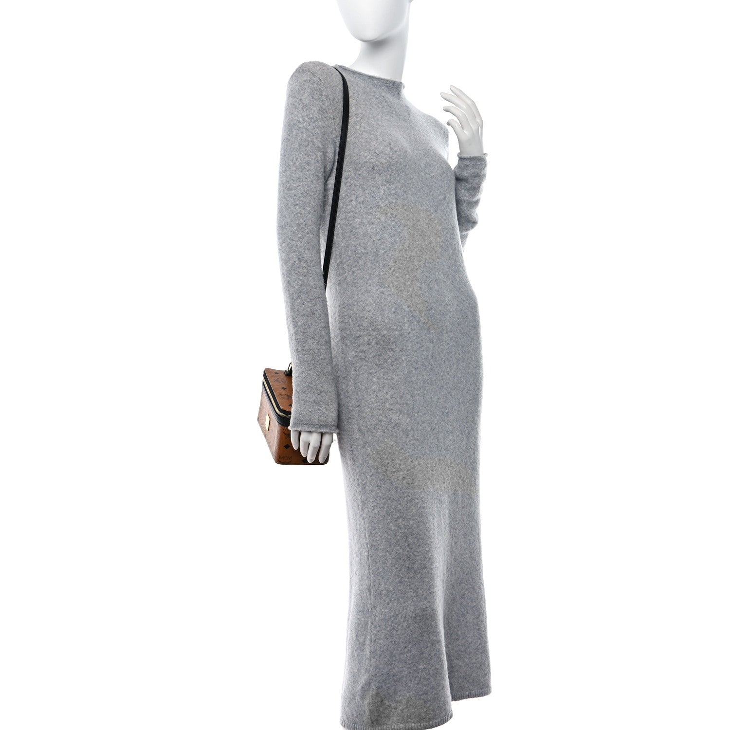 MCM Visetos Vanity Case Cognac Black 2 of 11