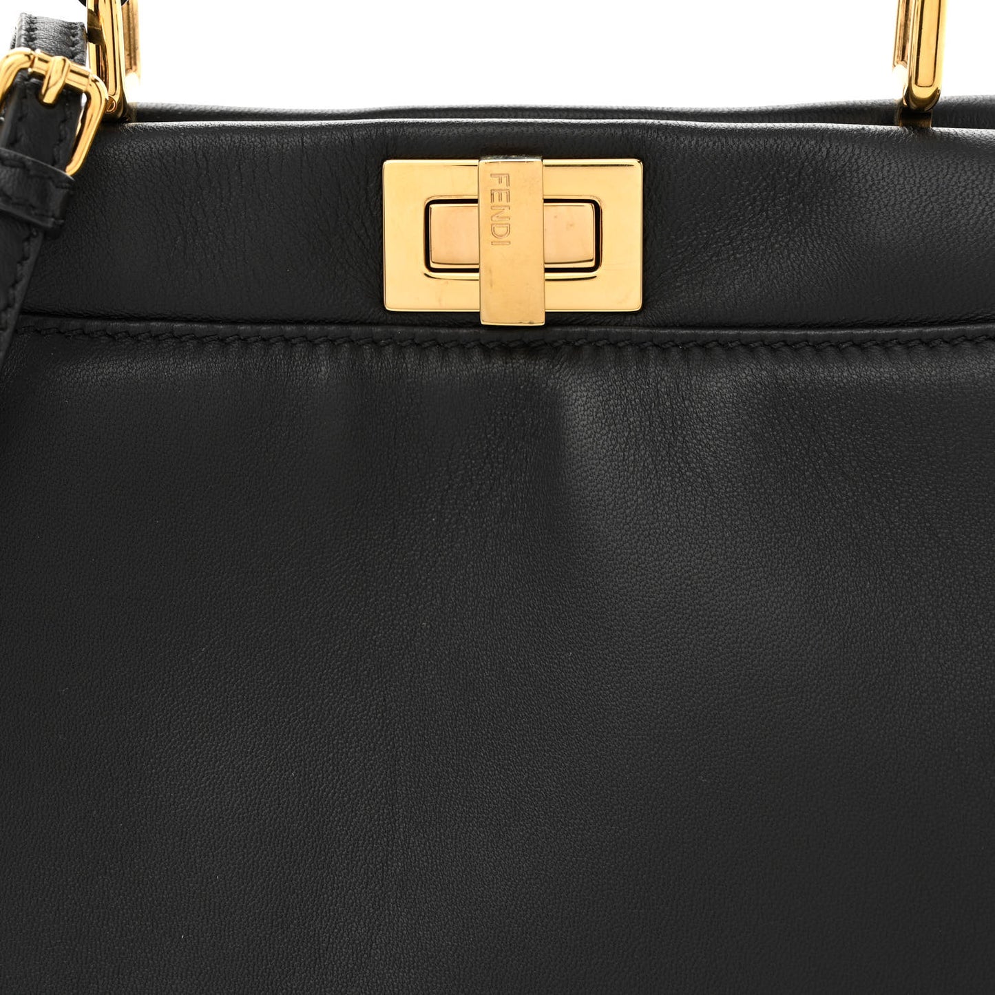 Nappa Mini Peekaboo Iconic Satchel Black
