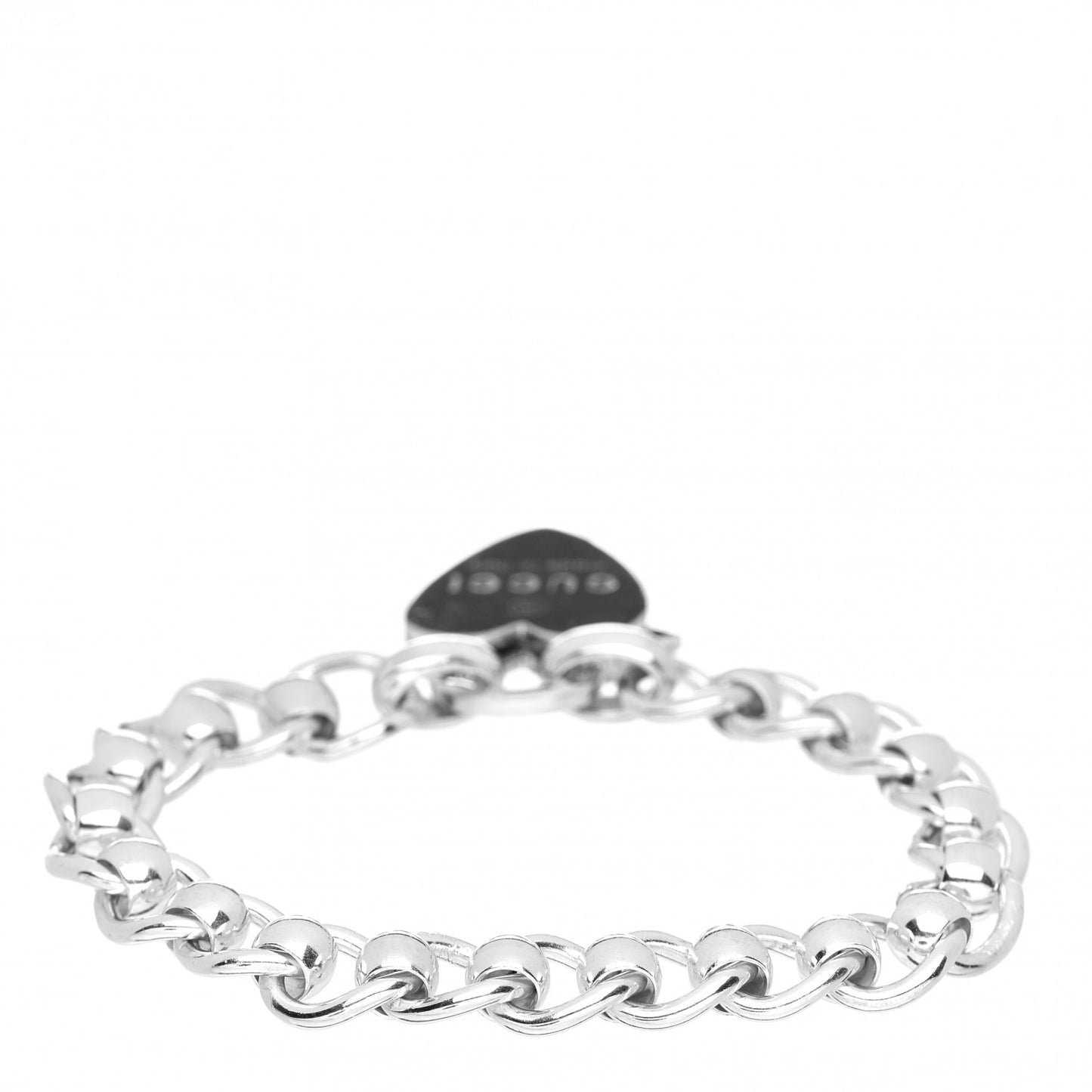 Sterling Silver Heart Lock Bracelet