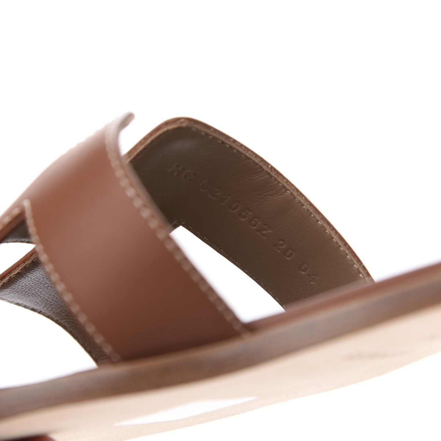Box Calfskin Oran Sandals 39 Gold