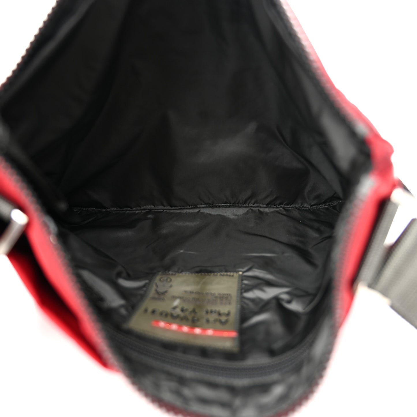 Nylon Vela Sport Messenger Bag Scarlatto