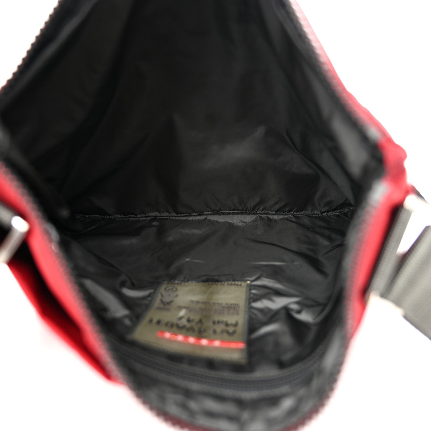 Prada Nylon Vela Sport Messenger Bag Scarlatto 5 of 16