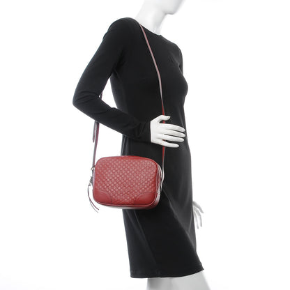 Gucci Microguccissima Mini Bree Messenger Bag Red 2 of 7