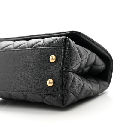 Chanel Caviar Quilted Mini Coco Handle Flap Black 10 of 10