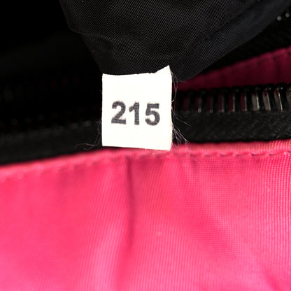 Prada Tessuto Nylon Soft Padded Shopping Tote Fuxia 7 of 10