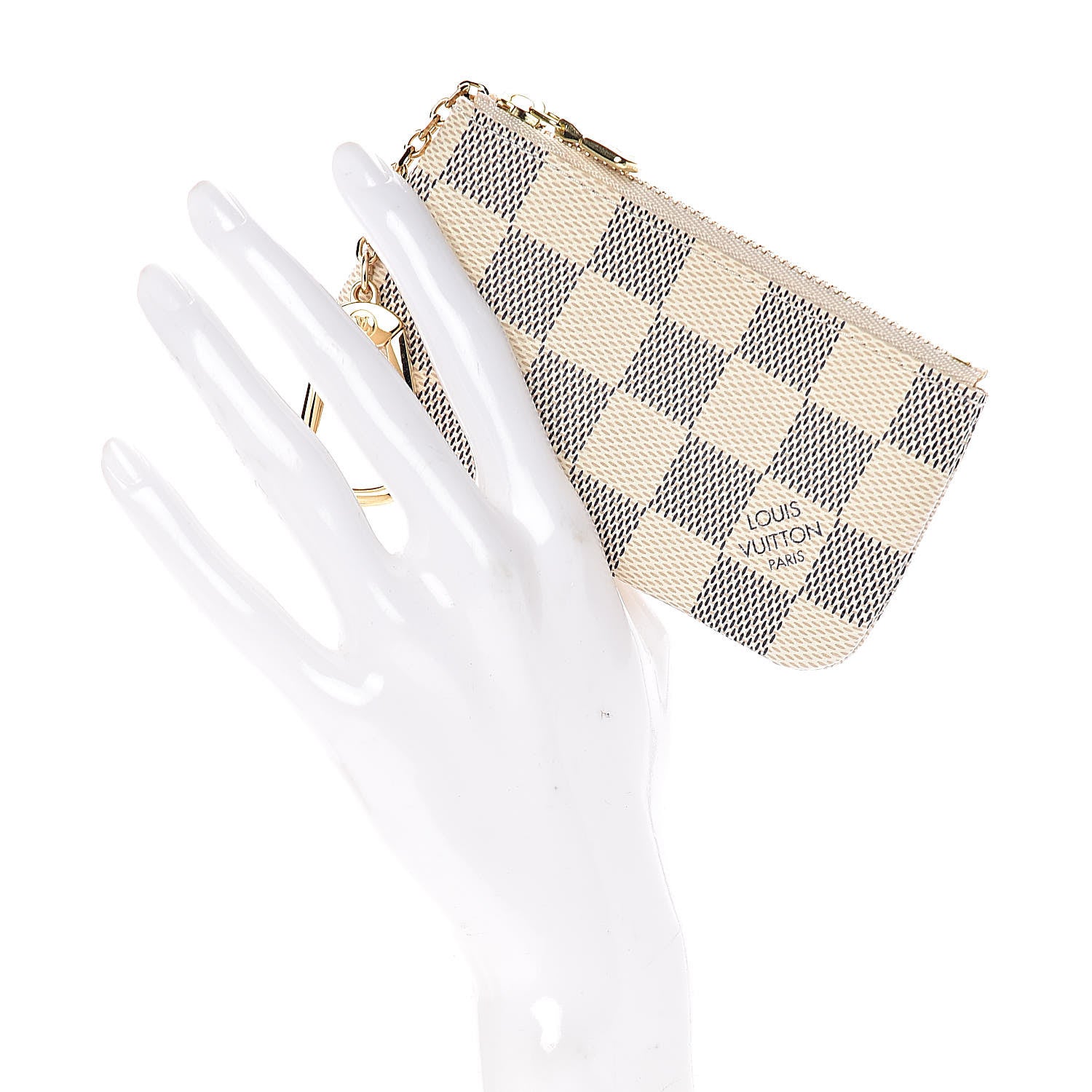 Louis Vuitton Damier Azur Key Pouch 2 of 8