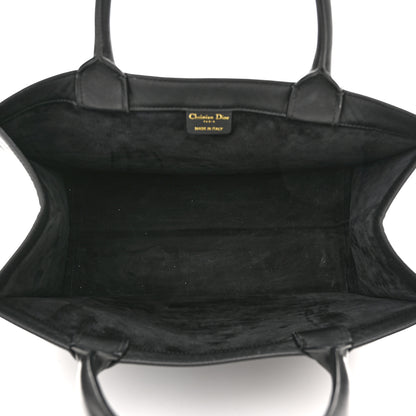 Christian Dior Calfskin Embossed Medium Book Tote Black 5 of 13
